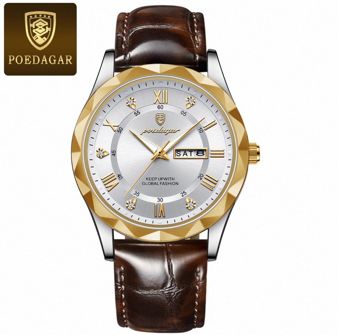 Fully Automatic Mechanical Watch/Double Calendar/Luminous