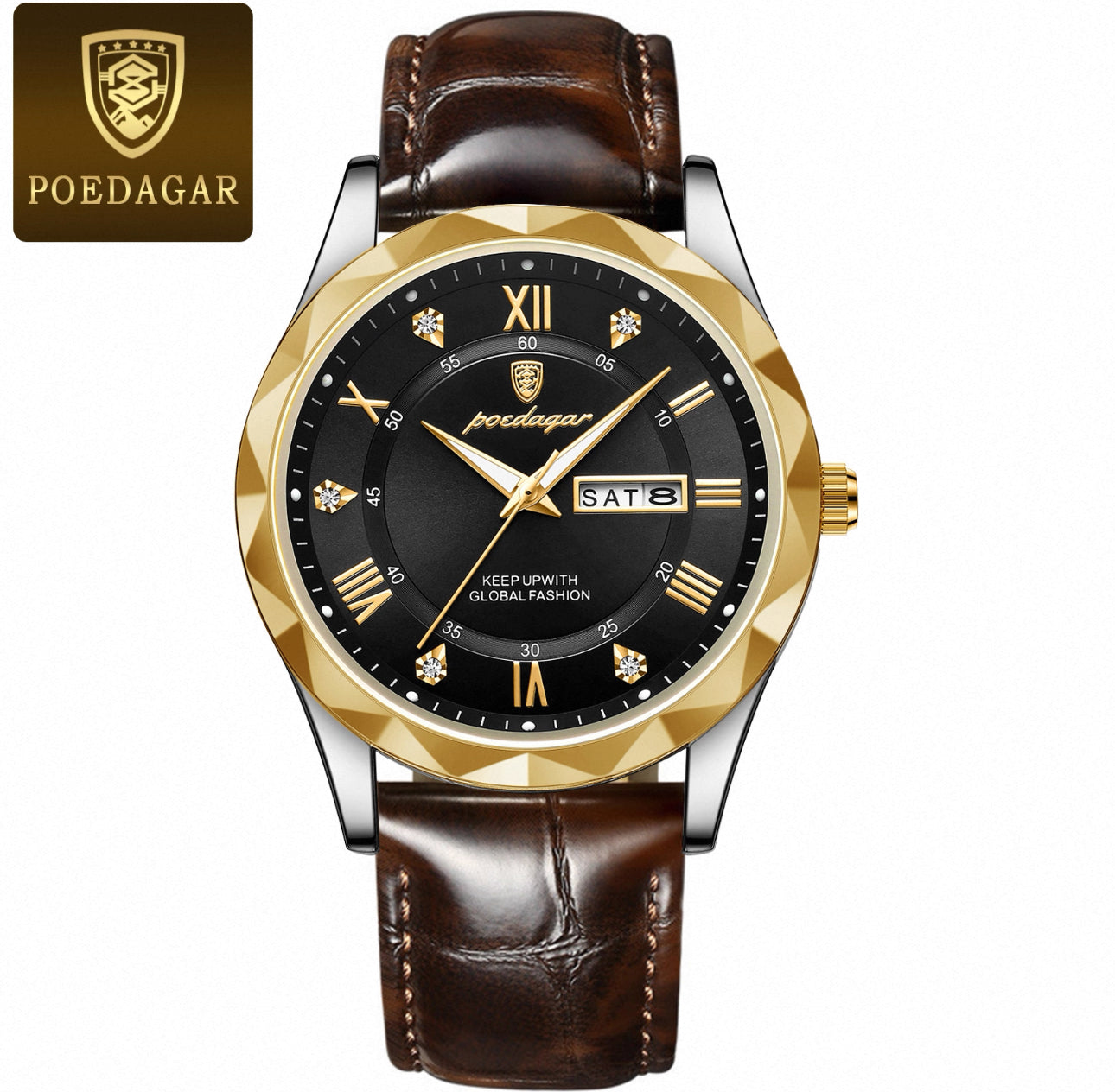 Fully Automatic Mechanical Watch/Double Calendar/Luminous