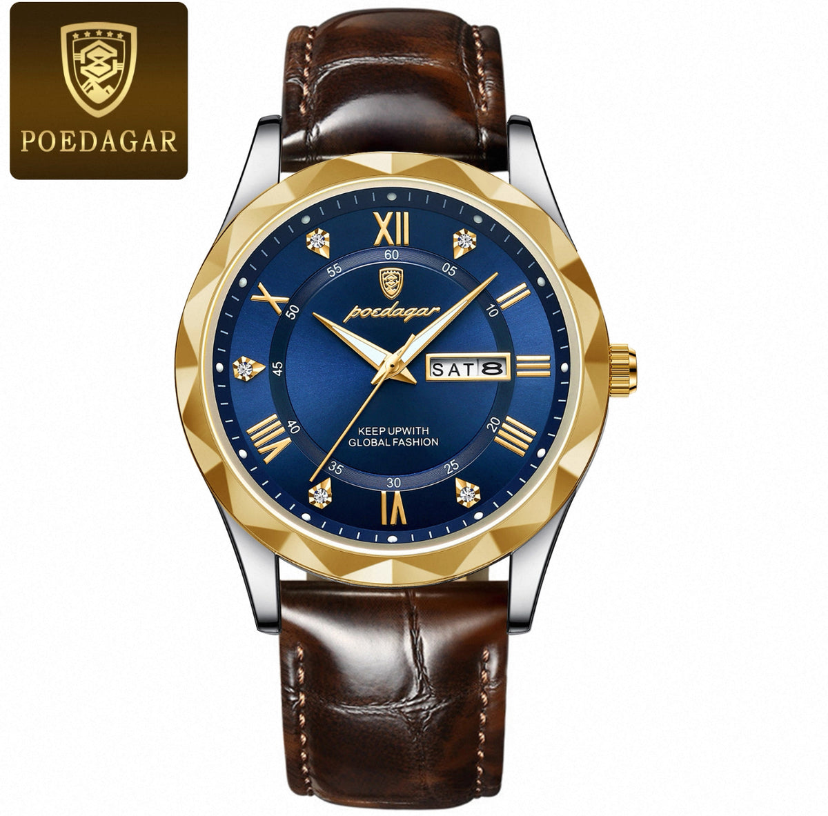 Fully Automatic Mechanical Watch/Double Calendar/Luminous